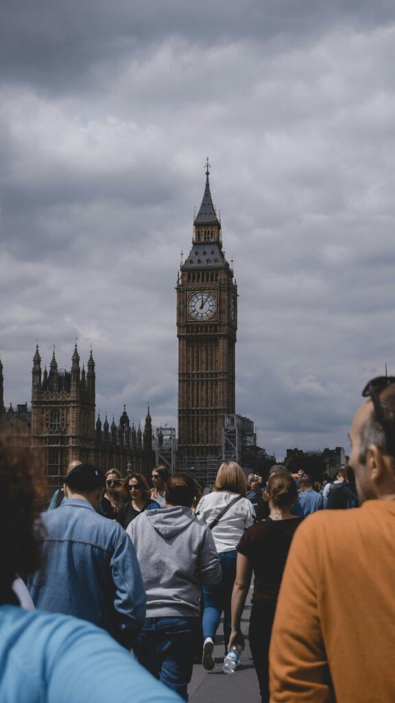 pexels photo 3577403 3577403 A bustling crowd gathered near the iconic Big Ben in London, United Kingdom.